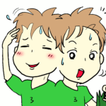 育児あるある、男の子の謎の雨の日のルール。